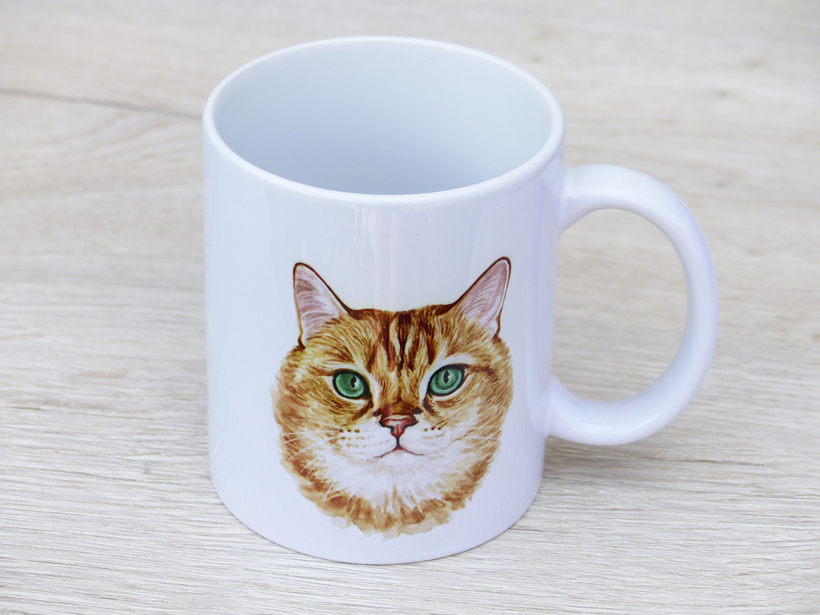 hrneček s potiskem - kočičí hlava 9