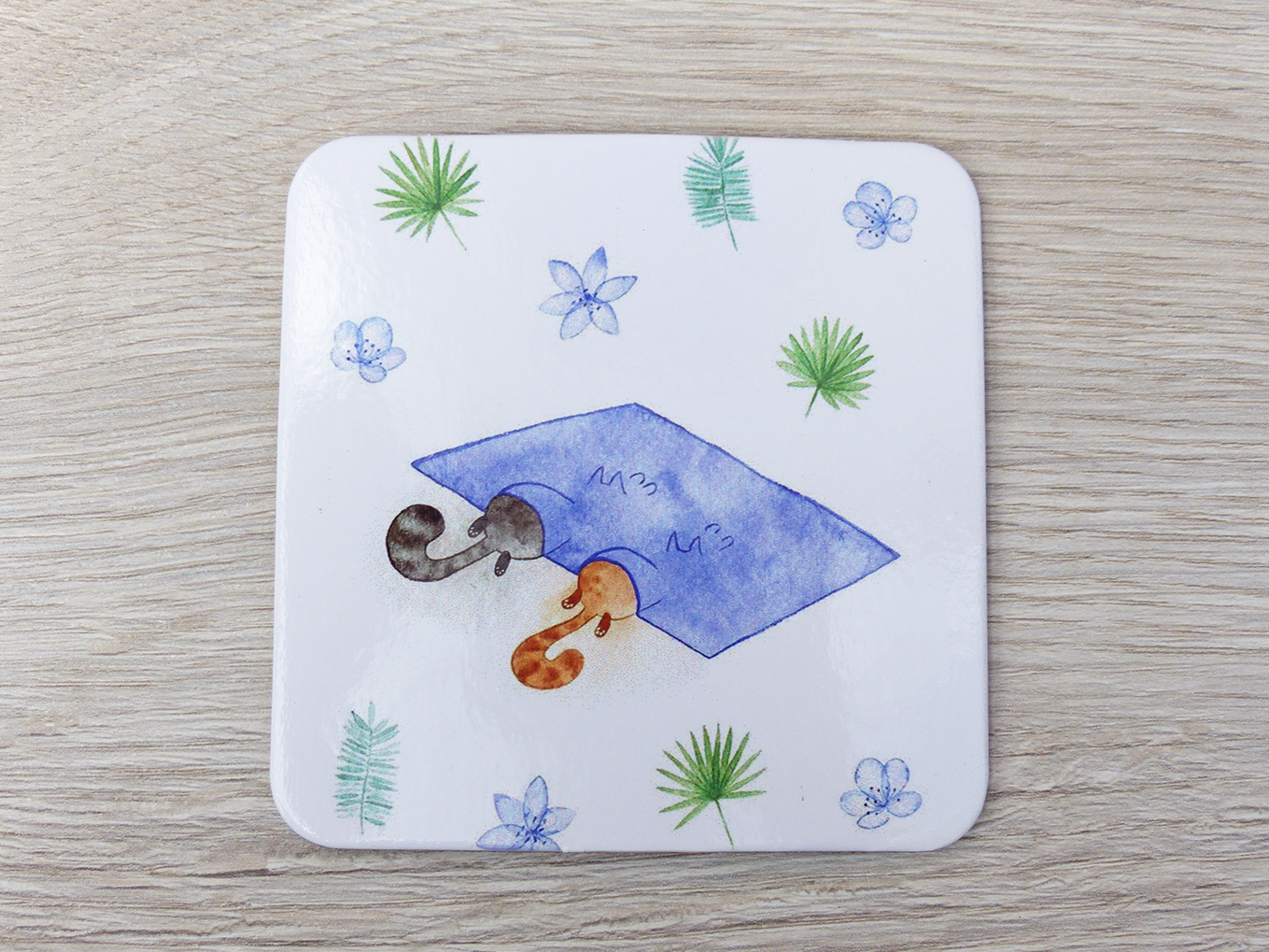 kočičí podtácek Já tu nejsem