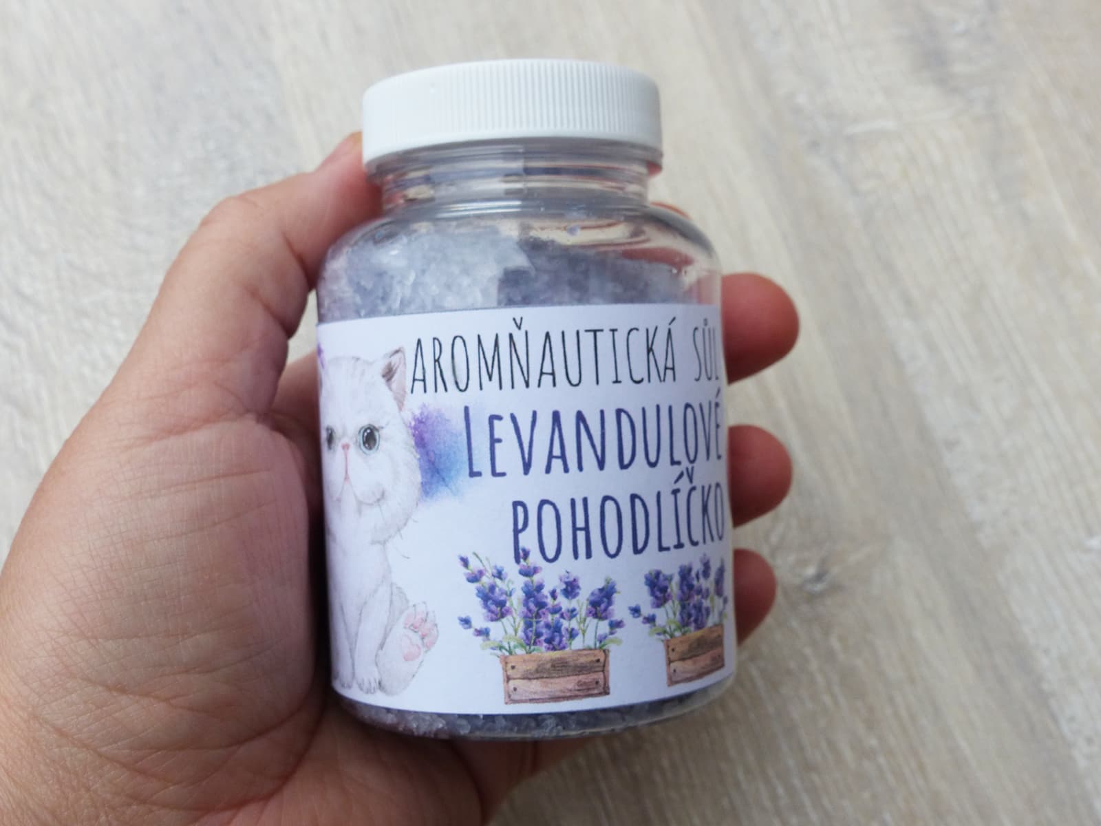 Aromňautická sůl Levandulové pohodlíčko - Obrázek 2