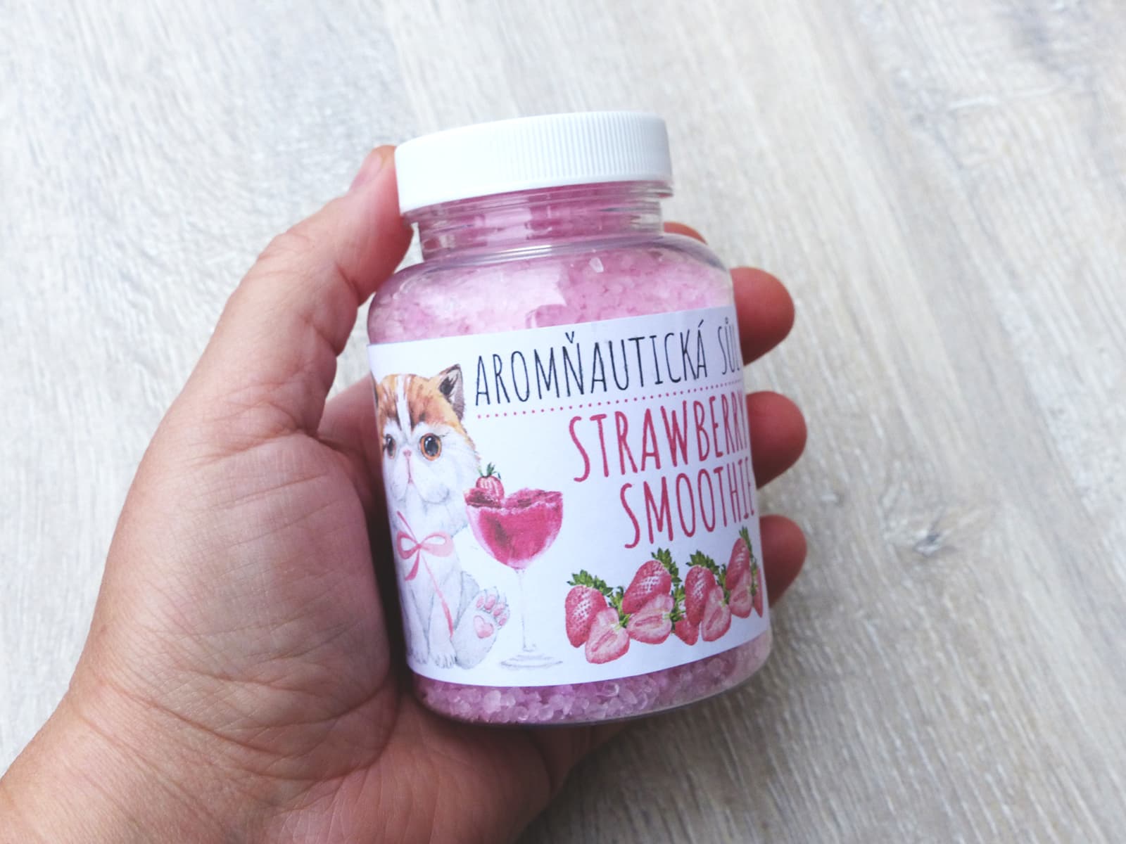 Aromňautická sůl Strawberry smoothie - Obrázek 2