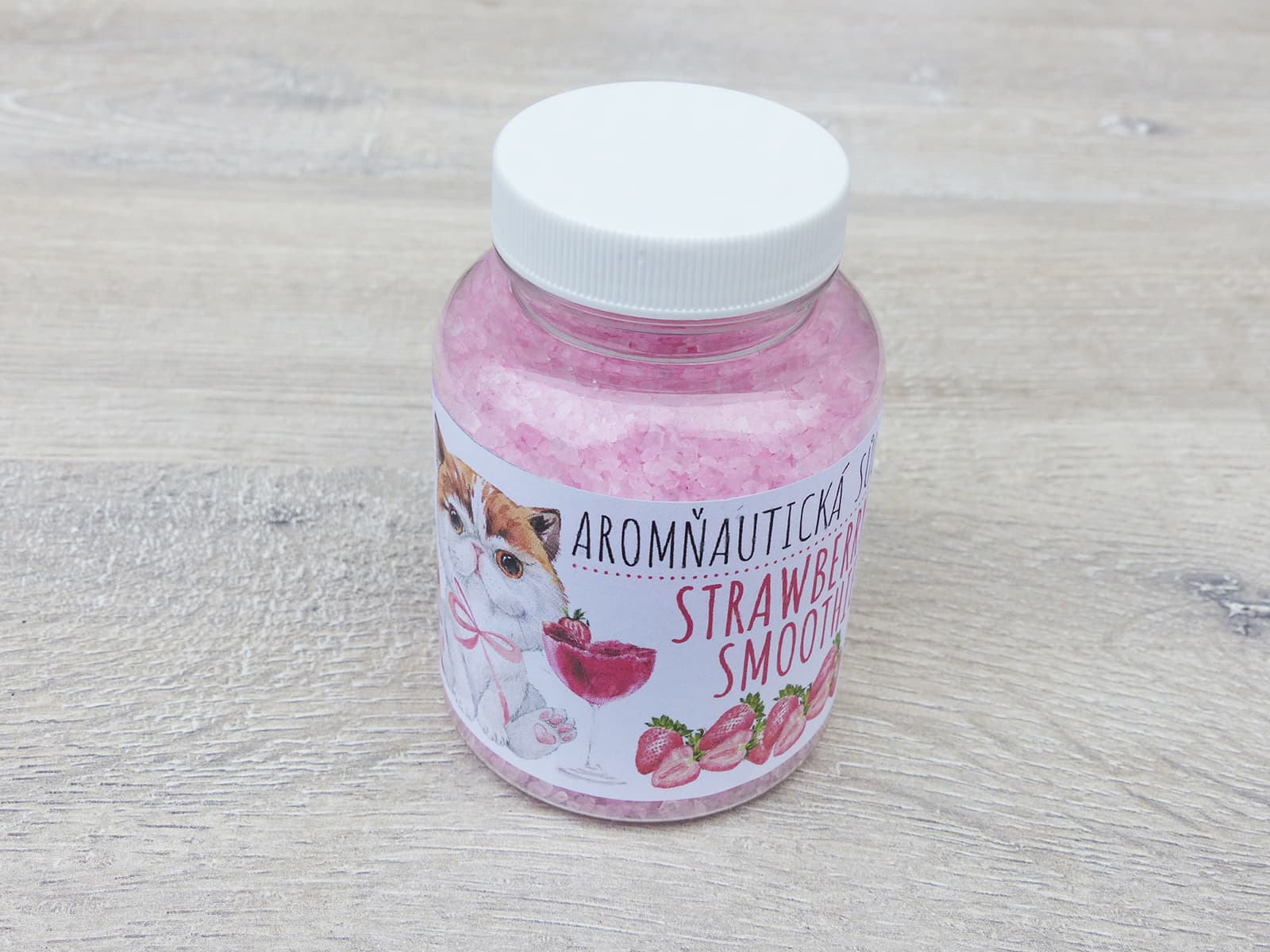 Aromňautická sůl Strawberry smoothie