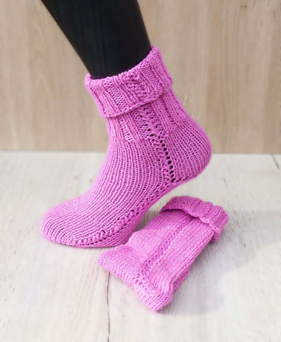 Růžové ponožky