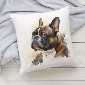 Polštář se psem - Francouzský buldoček