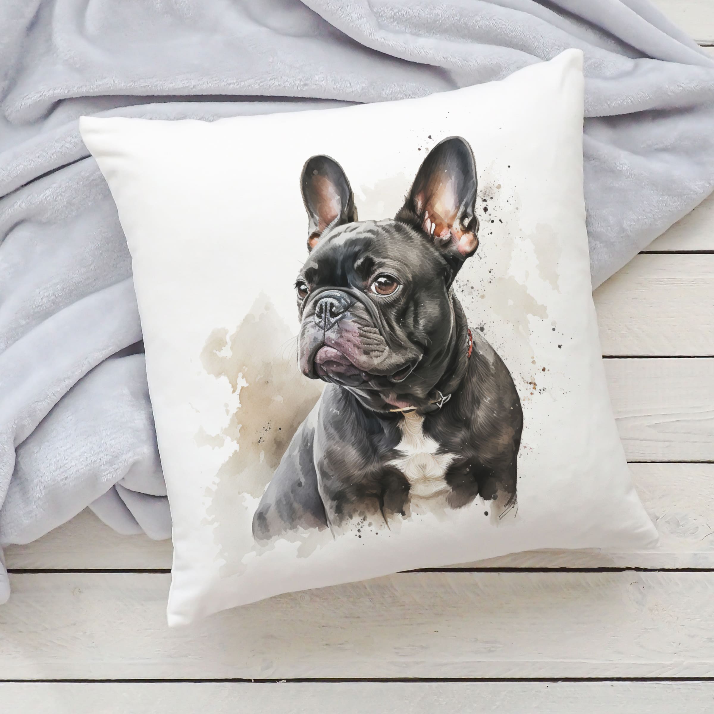 Polštář se psem - Francouzský buldoček II
