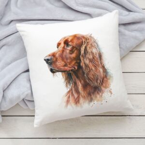 Polštář se psem - Irský setr