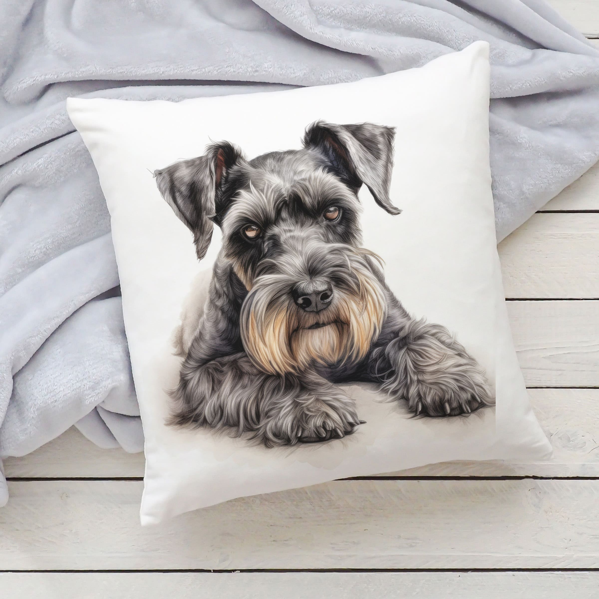 Polštář se psem - Knírač II