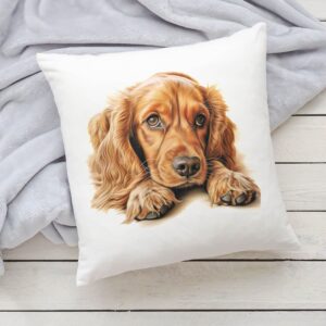 Polštář se psem - Kokršpaněl anglický VII