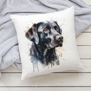 Polštář se psem - Labrador černý II