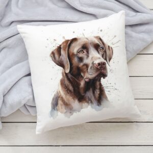 Polštář se psem - Labrador hnědý