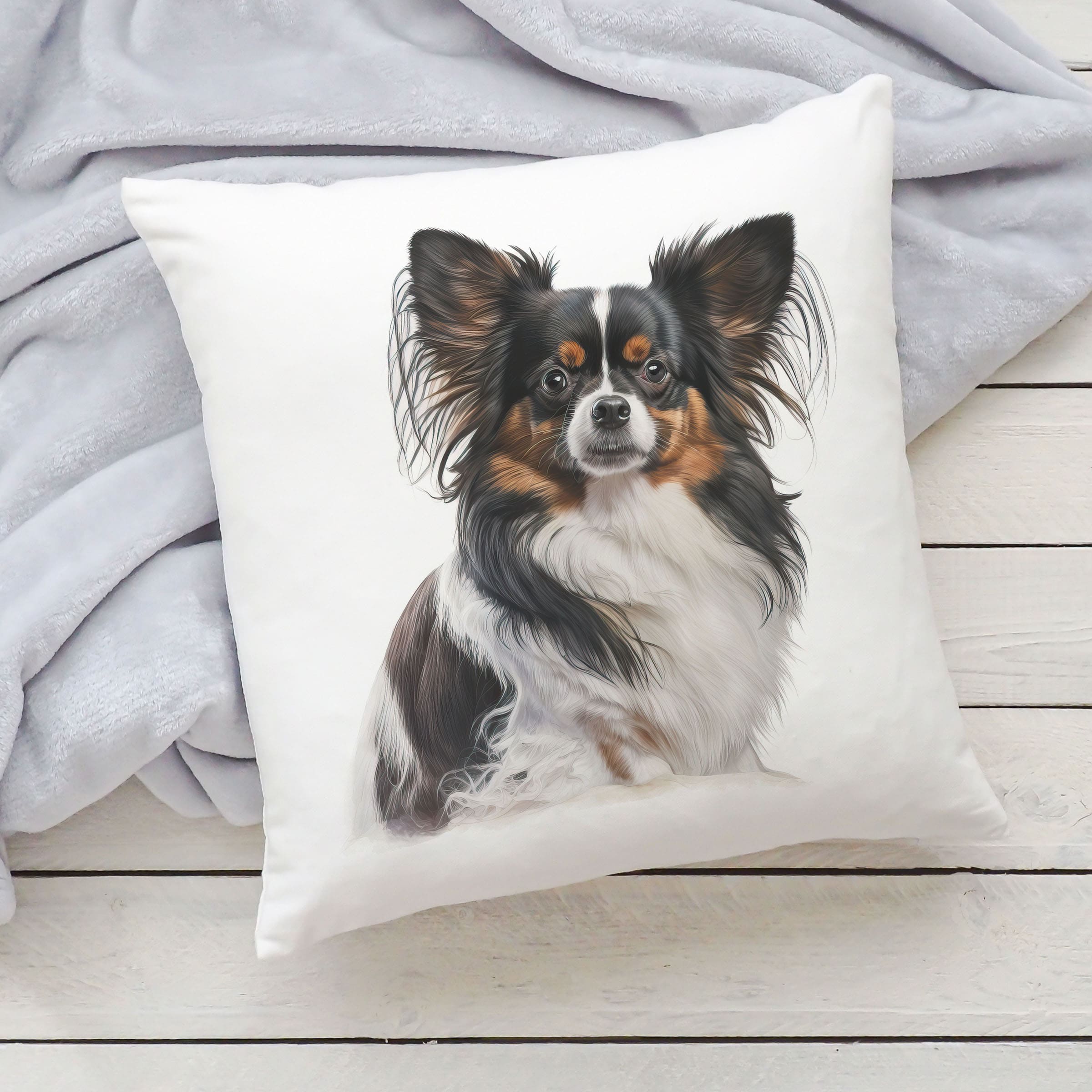 Polštář se psem - Papilon