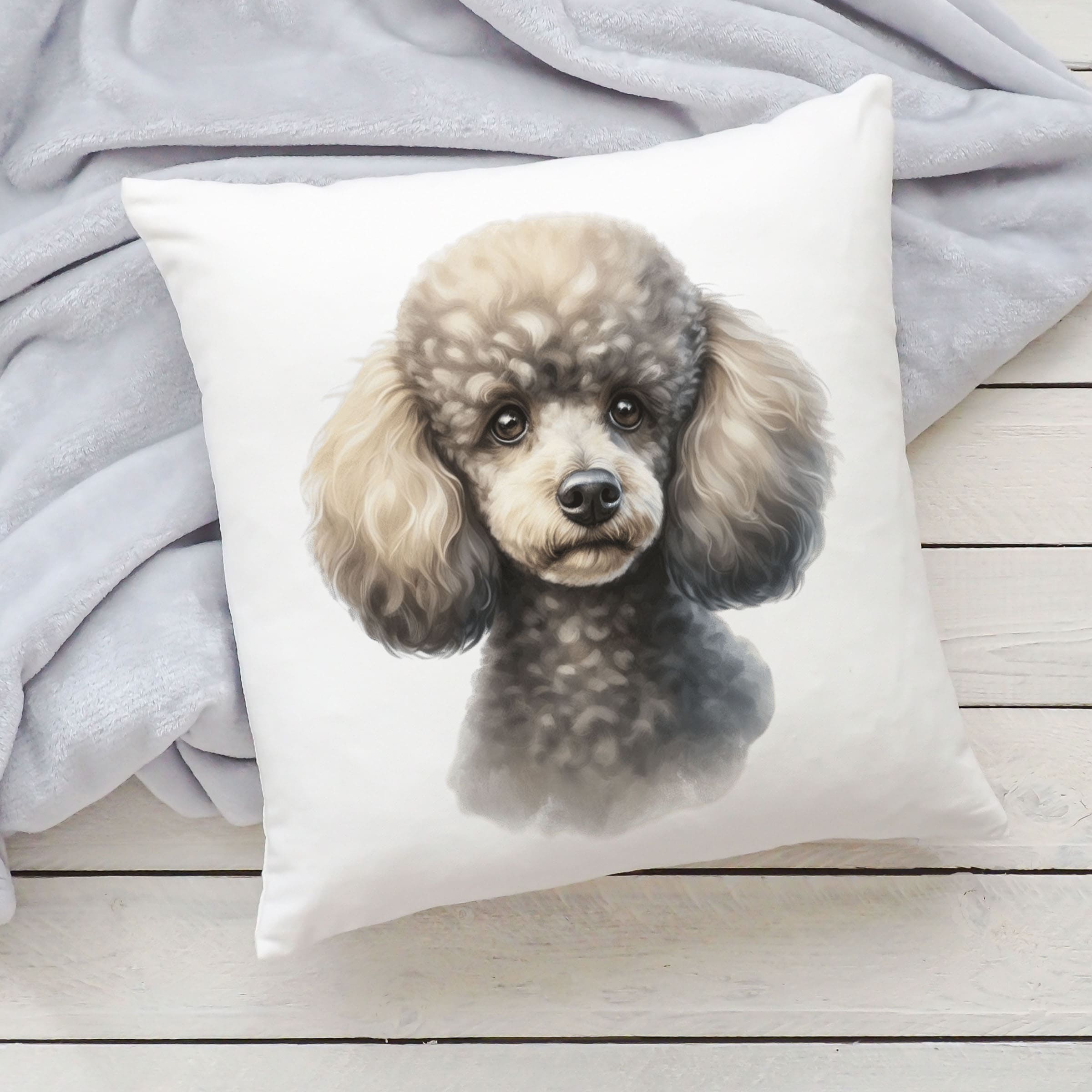 Polštář se psem - Pudl