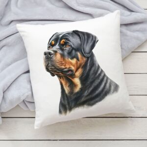 Polštář se psem - Rotvajler II