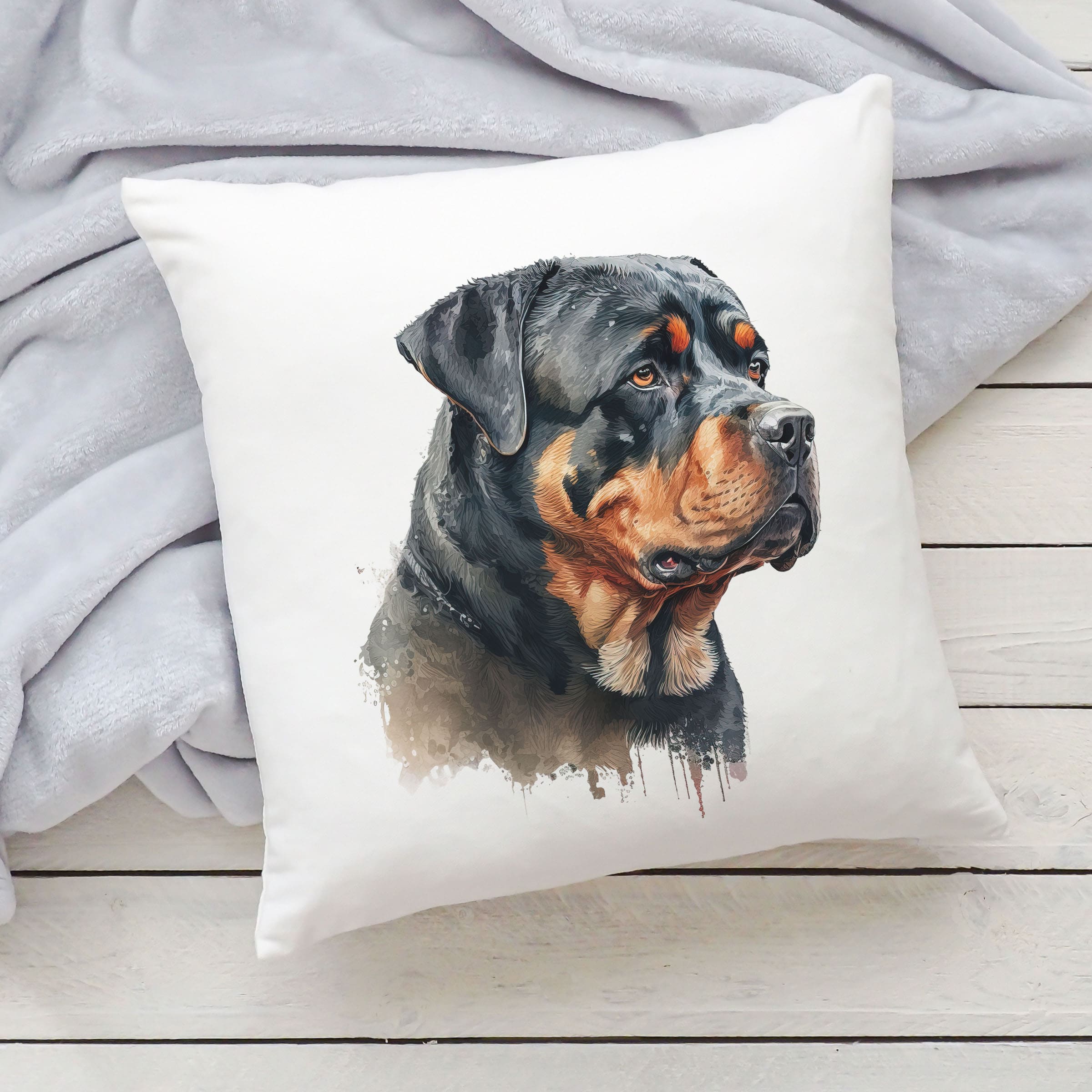 Polštář se psem - Rotvajler III