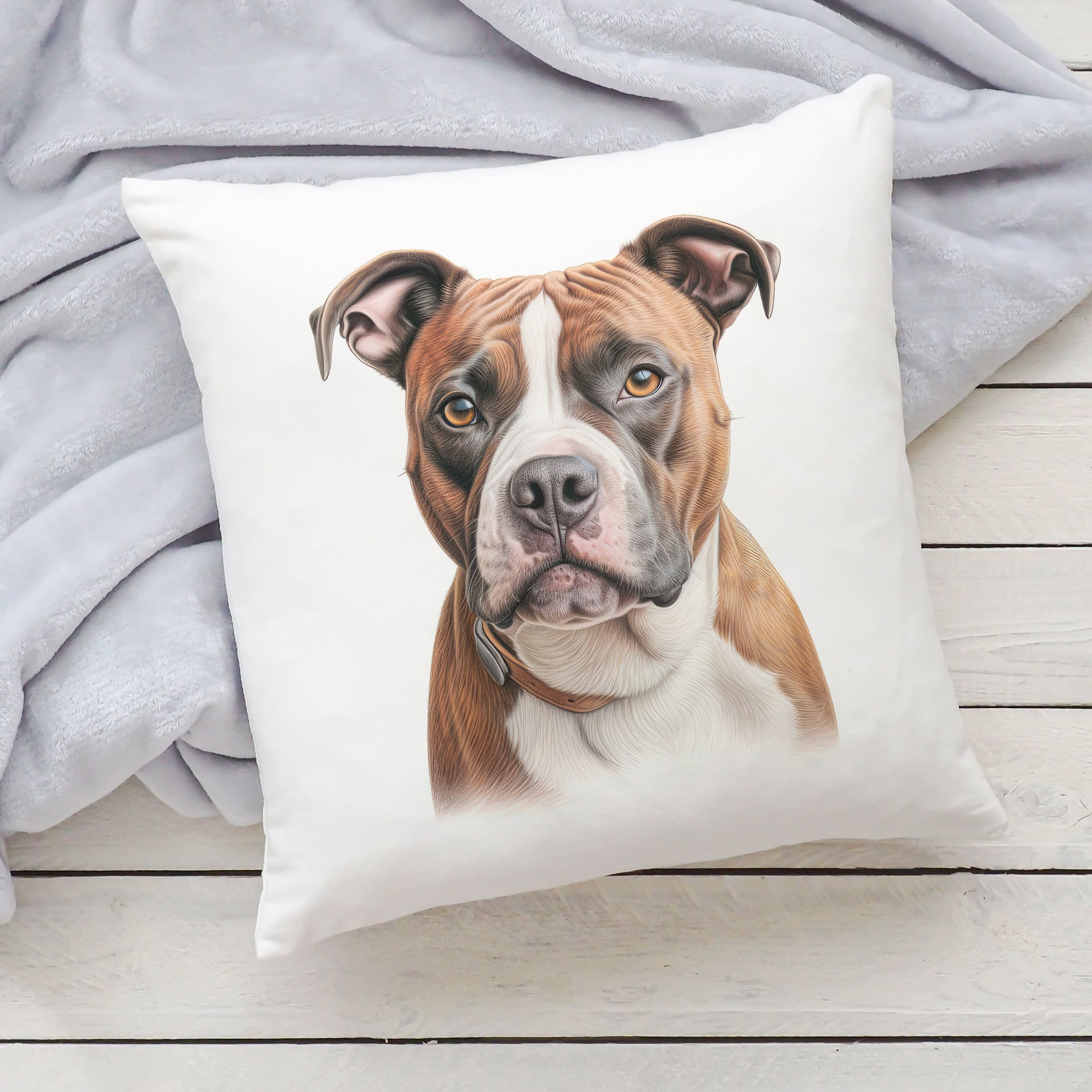 Polštář se psem - Stafordširský bulteriér