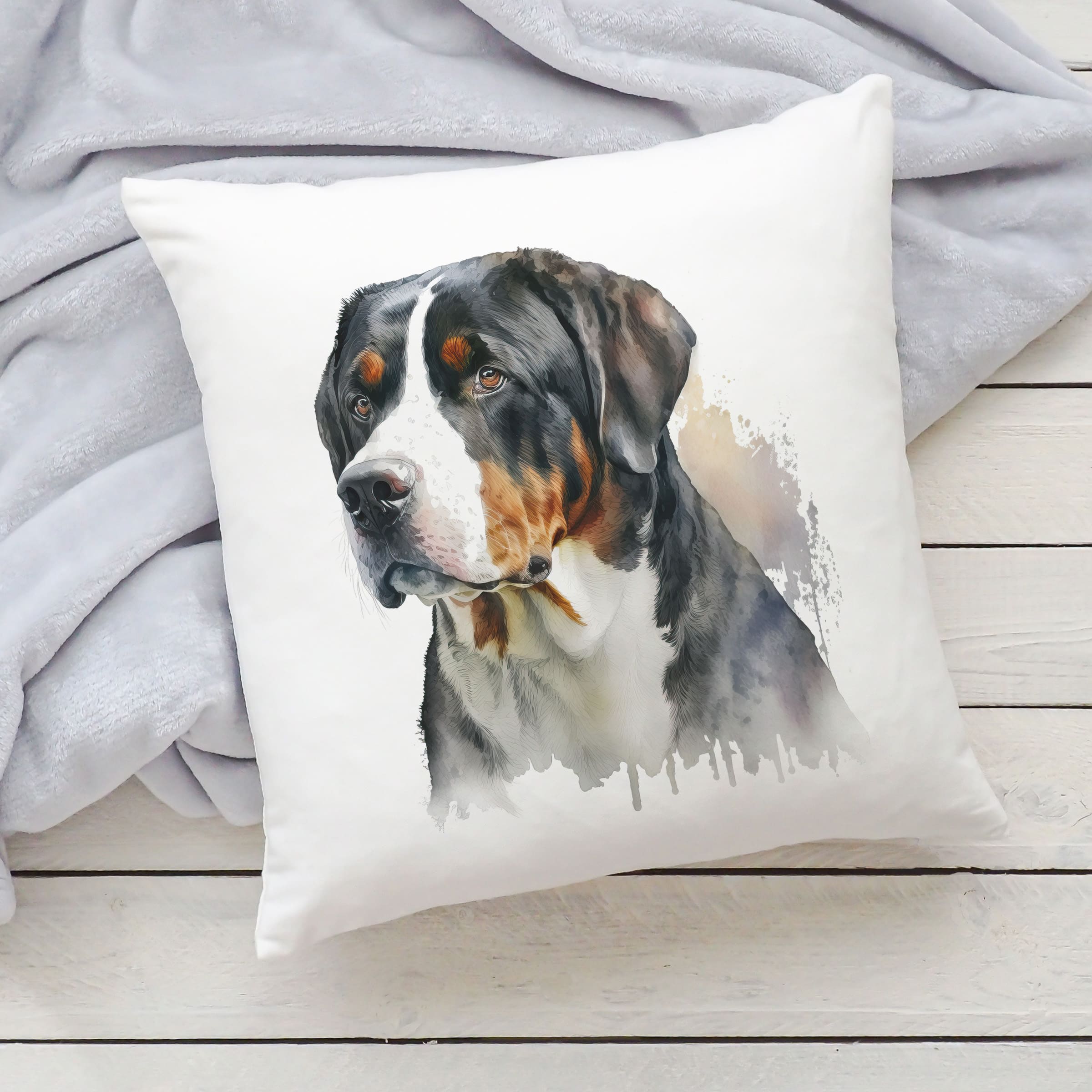 Polštář se psem - Švýcarský salašnický