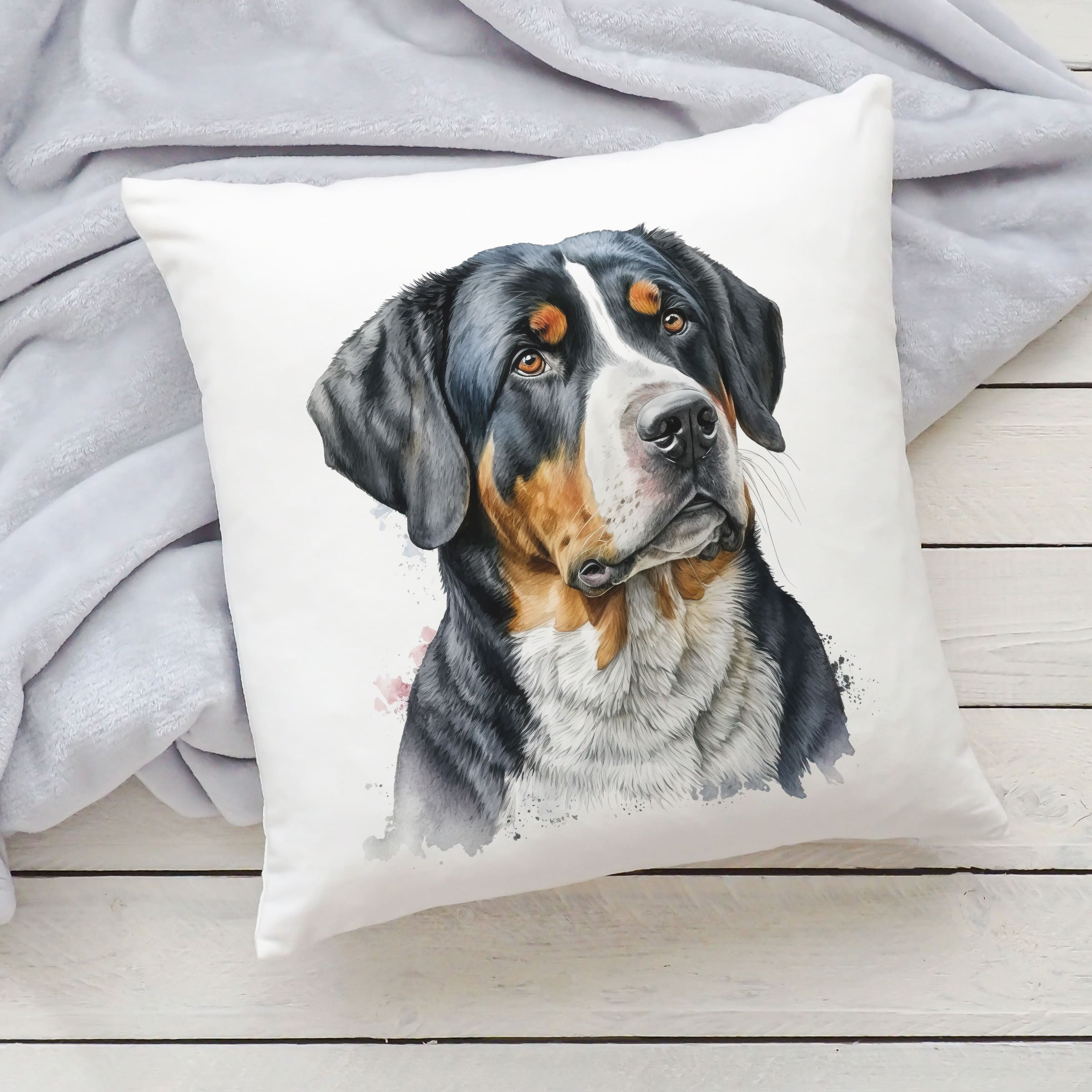 Polštář se psem - Švýcarský salašnický III