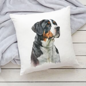 Polštář se psem - Švýcarský salašnický IV