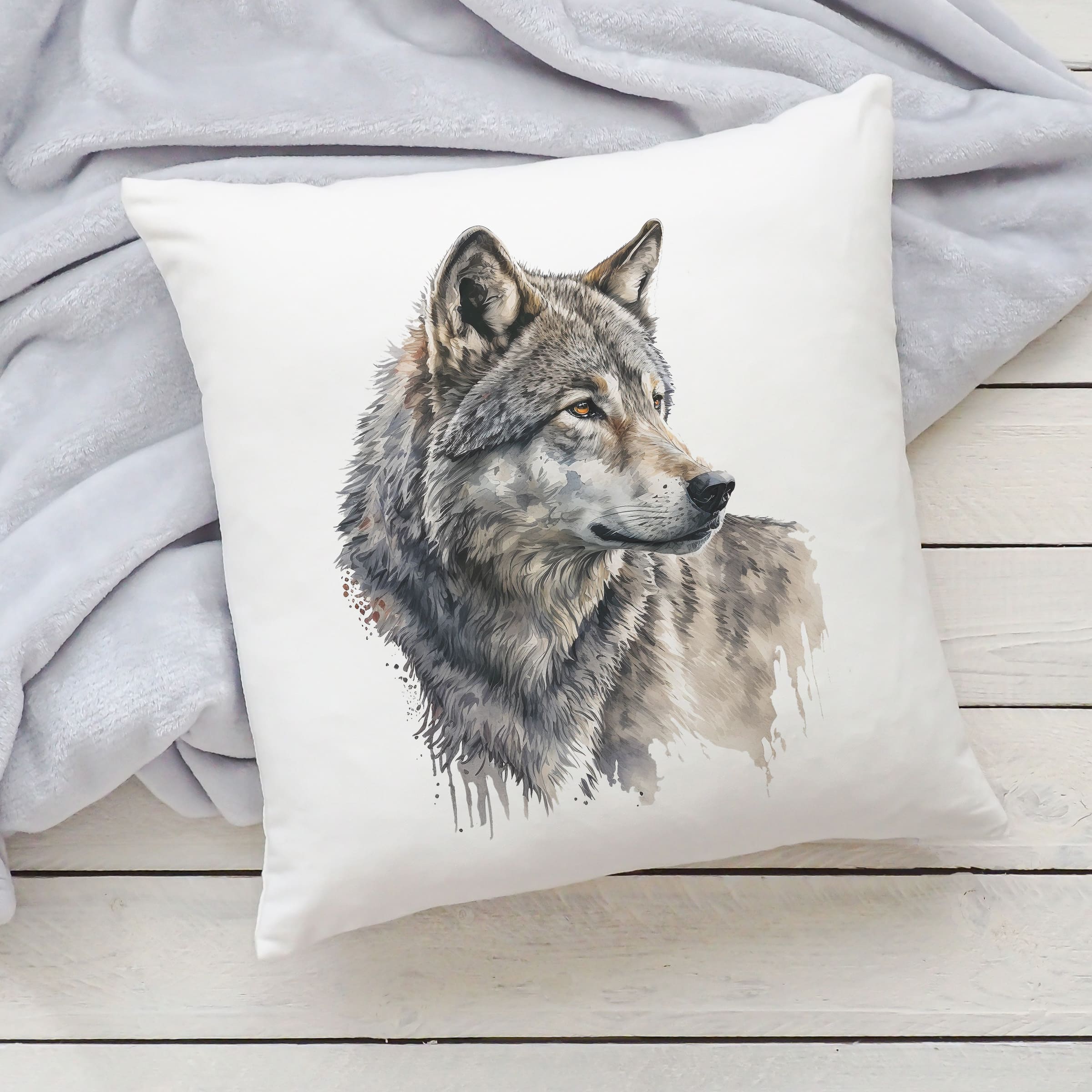 Polštář se psem - Vlk III