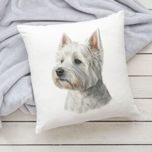 Polštář se psem - West highland teriér III