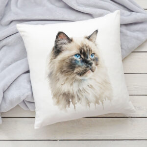 Polštář s kočkou - Barmská 3