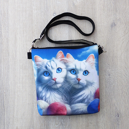 Mňau kabelka - Koťata Bílá